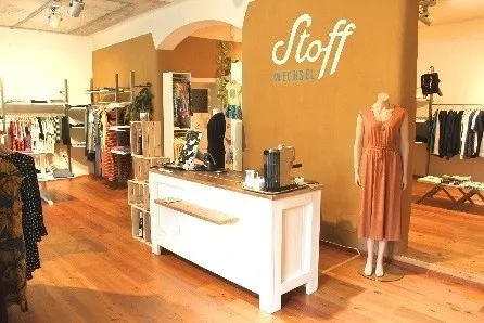Boutique, Shop, Dressing Room, Indoors, Room, Person, Plant, Market