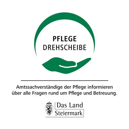 Amtssachverständige der Pflege informieren über alle Fragen rund um Pflege und Betreuung. Das Land Steiermark Logo.