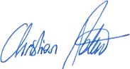 Ein farbenfrohes, abstraktes Bild mit dem Wort 'Amber' in fetten, kursiven Buchstaben auf schwarzem Hintergrund.