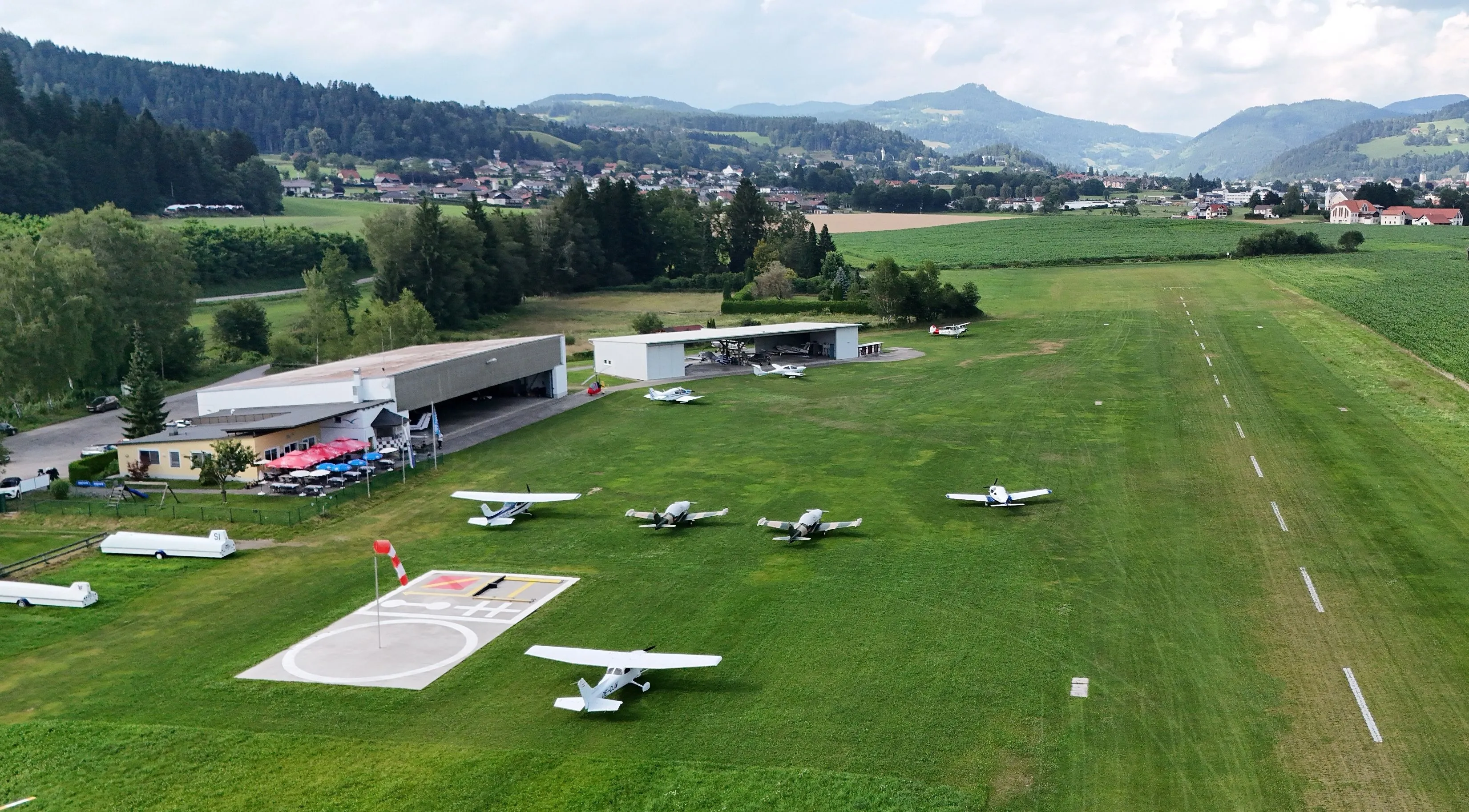 Airport, Airfield, Aircraft, Airplane, Transportation, Vehicle, Architecture, Building, Car