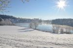 Nature, Outdoors, Scenery, Sky, Landscape, Weather, Ice, Lake, Water, Tree