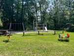 Grass, Plant, Play Area, Outdoor Play Area, Outdoors, Nature, Park, Bench, Furniture