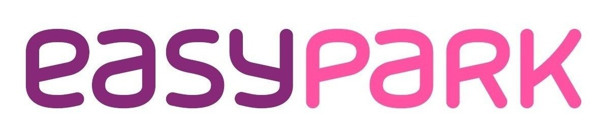 Das Wort 'Asympar' ist in einer stilisierten Schriftart angezeigt, wobei 'Asym' in Lila und 'par' in Rosa ist. Die Buchstaben sind leicht gebogen, was dem Wort einen dynamischen und modernen Look verleiht.