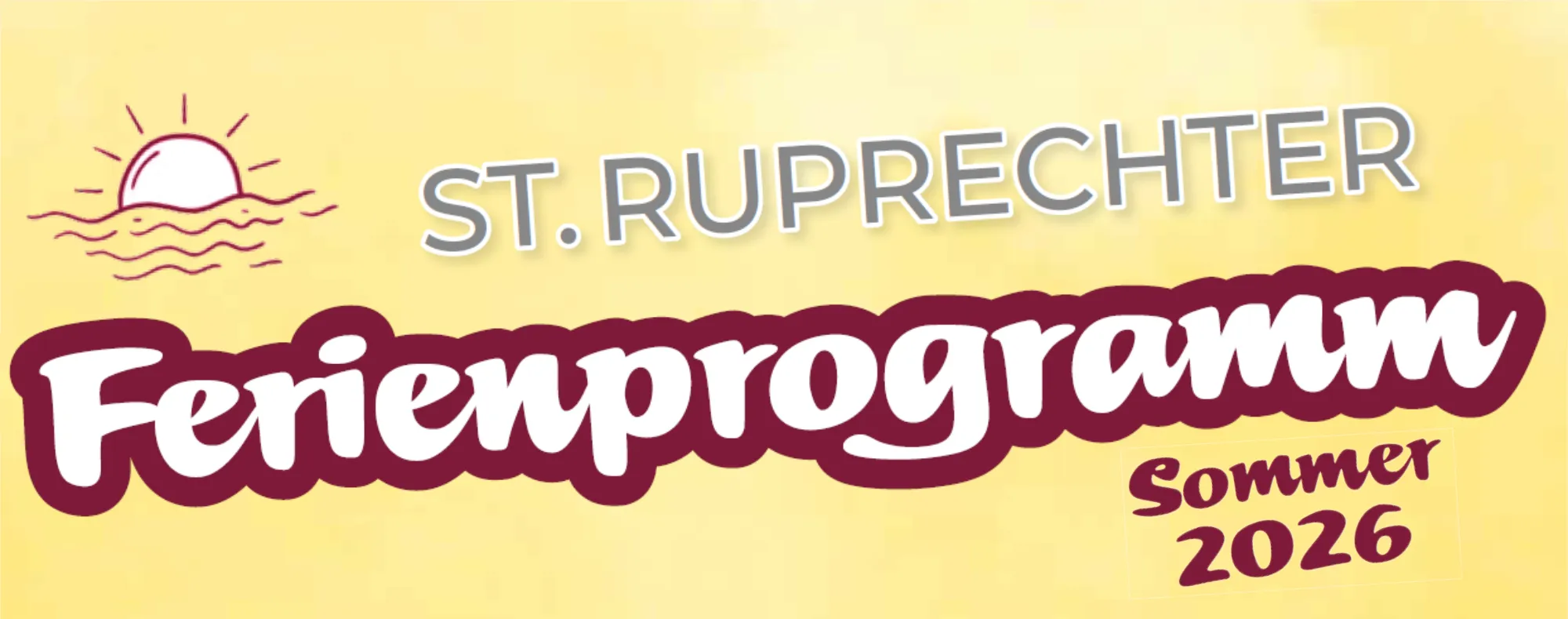 Ein gelber Hintergrund mit einem Logo, das 'St. Ruprecht' in weiß und 'mprogr' in rot zeigt.