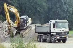 Trailer Truck, Transportation, Truck, Vehicle, Bulldozer, Machine