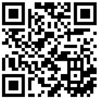 Ein schwarz-weißer QR-Code mit Rastermuster, typisch für die Kodierung von Informationen.