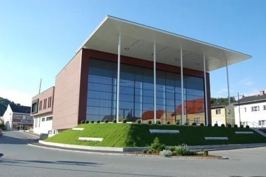 Architecture, Building, Office Building, Grass, Plant, Convention Center, School, Lawn