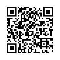 Schwarz-weißer QR-Code auf weißem Hintergrund dargestellt.