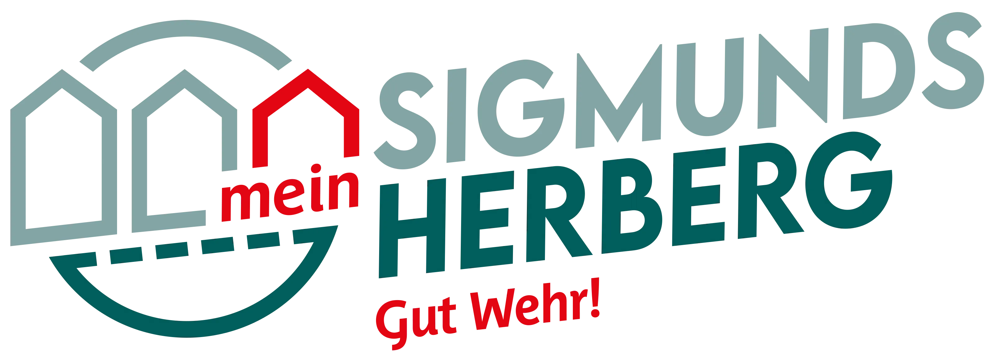 Schwarzer Hintergrund mit weißem Text 'SIGMA HERB'. Darunter 'Gut Wehr!' in Rot. Pfeil nach links.