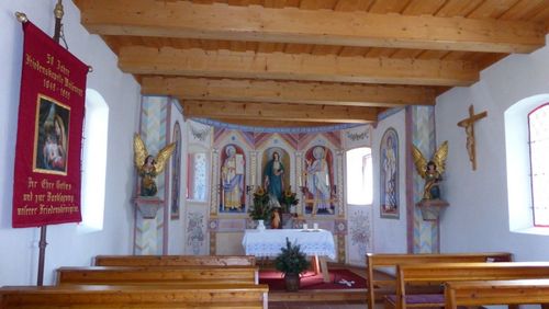 Altar, Building, Church, Prayer, Indoors, Chapel, Person, Wood, Plant, Face