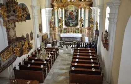 Altar, Architecture, Building, Church, Prayer, Indoors, Person, Chapel
