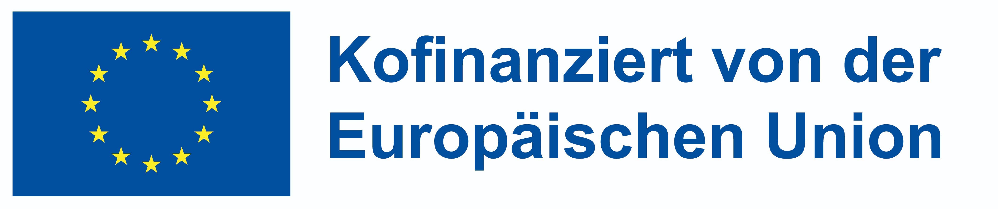 Das Logo zeigt 'ofinanzi europaise' in Blau auf weißem Hintergrund. Die Buchstaben sind in einer modernen, serifenlosen Schriftart geschrieben.