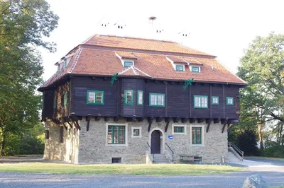 Building, Cottage, House, Housing, Outdoors, Shelter, Grass, Monastery, Villa, City
