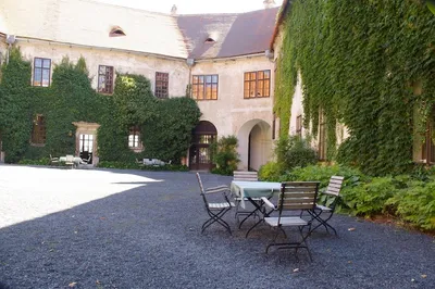 Building, House, Housing, Villa, Chair, Furniture, Outdoors, City, Road, Grass