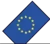 Das Bild zeigt die Flagge der Europäischen Union mit einem Kreis aus zwölf weißen Sternen auf blauem Hintergrund. Die Sterne sind gleichmäßig verteilt und in einem Kreismuster angeordnet.