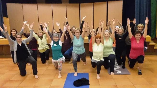 Adult, Female, Person, Woman, Child, Girl, People, Face, Shoe, Yoga