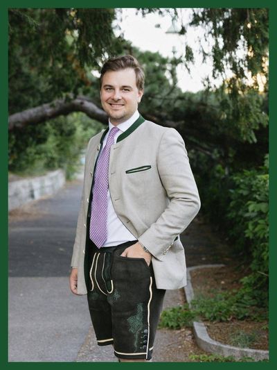 Blazer, Coat, Jacket, Formal Wear, Tie, Suit, Pants, Person, Standing, Portrait