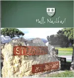 Rock, Tree, Grass, Sign, Symbol, Zoo, Vegetation, Outdoors, Nature, Book