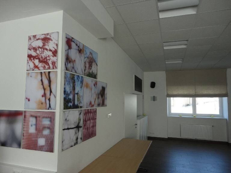Indoors, Interior Design, Art, Painting, Monitor, Screen, Speaker, Person, Art Gallery, Floor