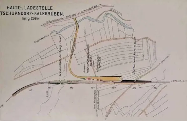 Geplante Halte- und Ladestelle Tschurndorf-Kalkgruben