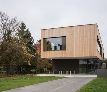 Indoors, Interior Design, Building, Tree, Office Building, Grass, Conifer, Housing, Shelter, Wood Panels