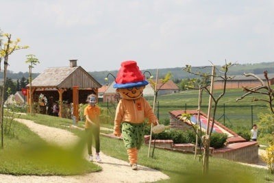 Person, Walking, Outdoors, Baby, Nature, Play Area, Architecture, Building, Hotel, Resort