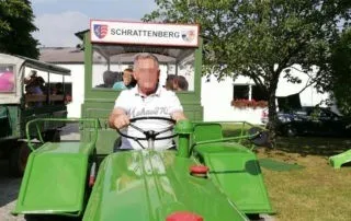 Grass, Plant, Lawn, Adult, Male, Man, Person, Lawn Mower, Bulldozer, Face
