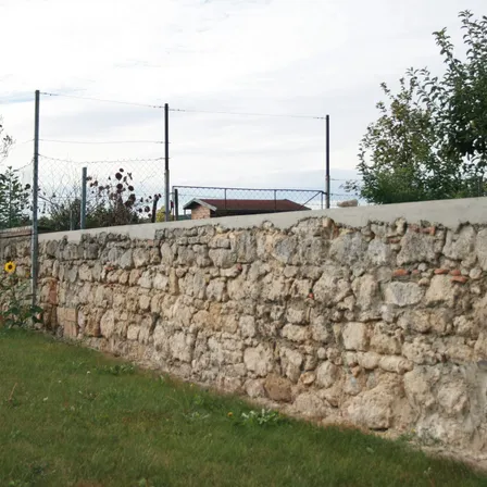 Architecture, Building, Wall, Stone Wall, Person, Rubble