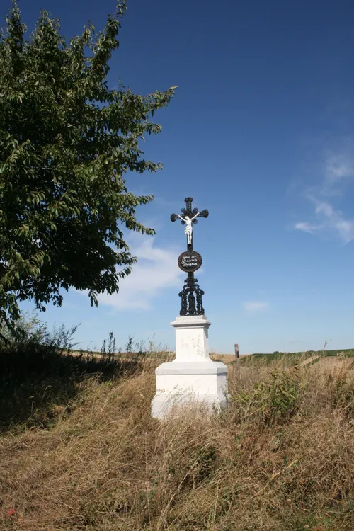 Cross, Symbol, Architecture, Building, Monument, Plant, Tree, Person, Tomb