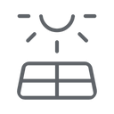 Eine abstrakte digitale Illustration eines großen B-Symbols mit mehreren kleineren rechteckigen Formen darum herum, vor schwarzem Hintergrund.