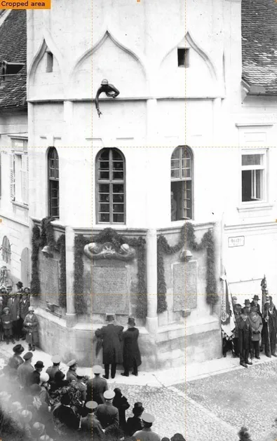 Enthüllung des Denkmals, 3. November 1929. MiaZ