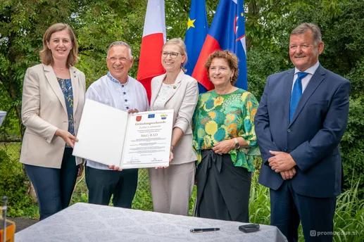 LR Barbara Eibinger-Miedl, Karl Lautner, Urška Mauko Tuš, LR Ursula Lackner, Aleksander Jevšek