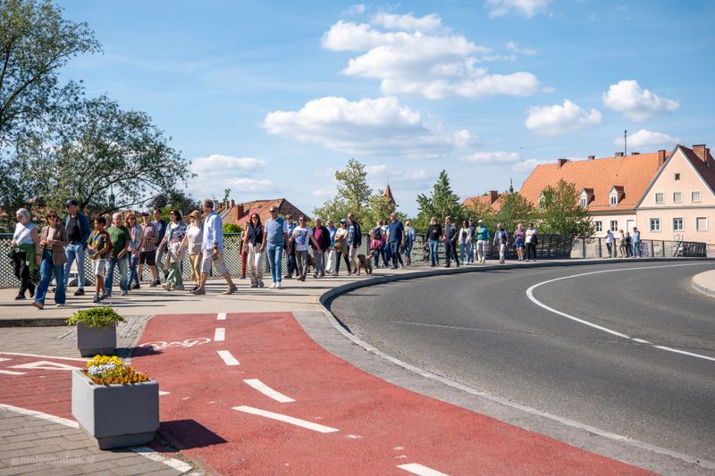 Grenzüberschreitender Spaziergang