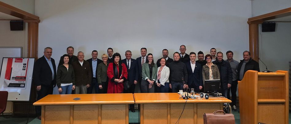 Die Partner beim ersten Projekttreffen in Radenci, Slowenien