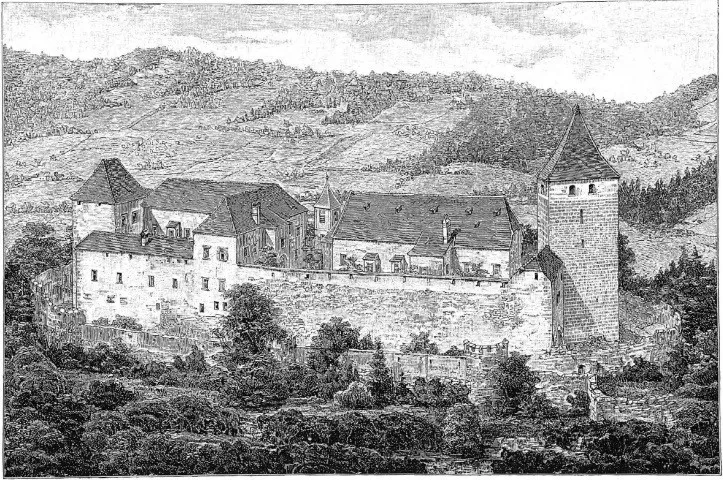 Architecture, Building, Art, Castle, Fortress, Drawing, Monastery