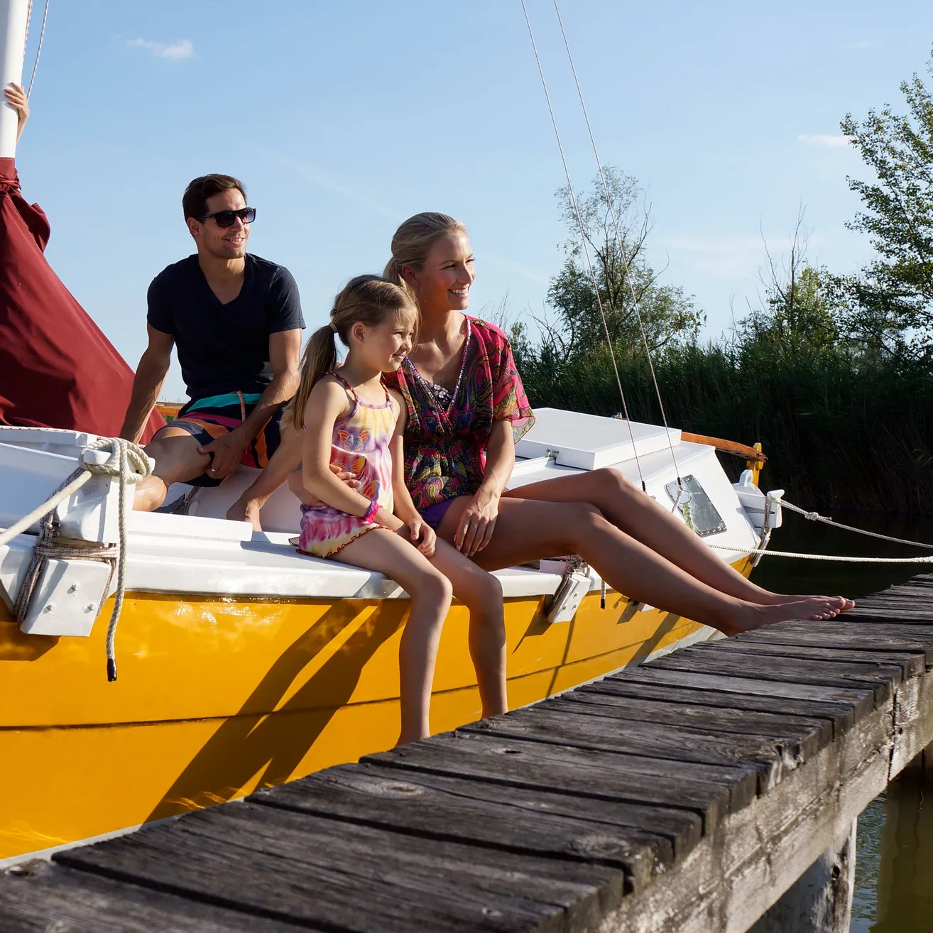 Water, Waterfront, Port, Pier, Watercraft, Adult, Male, Man, Person, Child