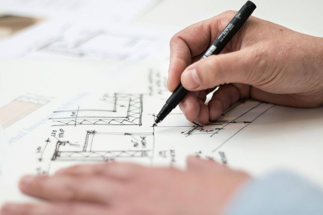 Bild enthält, Pen, Diagram, Technical Drawing