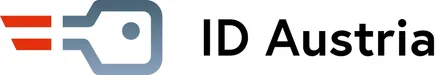 Das ID App Logo zeigt einen blauen Quadrat mit einem kleineren weißen Quadrat darin, neben dem Wort ID in fetten schwarzen Buchstaben.