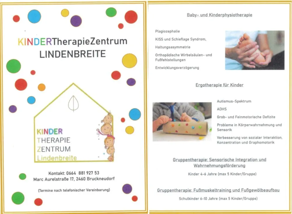 Therapiezentrum für Baby- und Kinderphysiotherapie, Ergotherapie für Kinder und Gruppentherapie für sensorische Integration und Grobmotoriktraining. Spezialisiert auf Erkrankungen wie Plagiozephalie, KISS und Skoliose. Kontakt unter 0664 881 927 53.