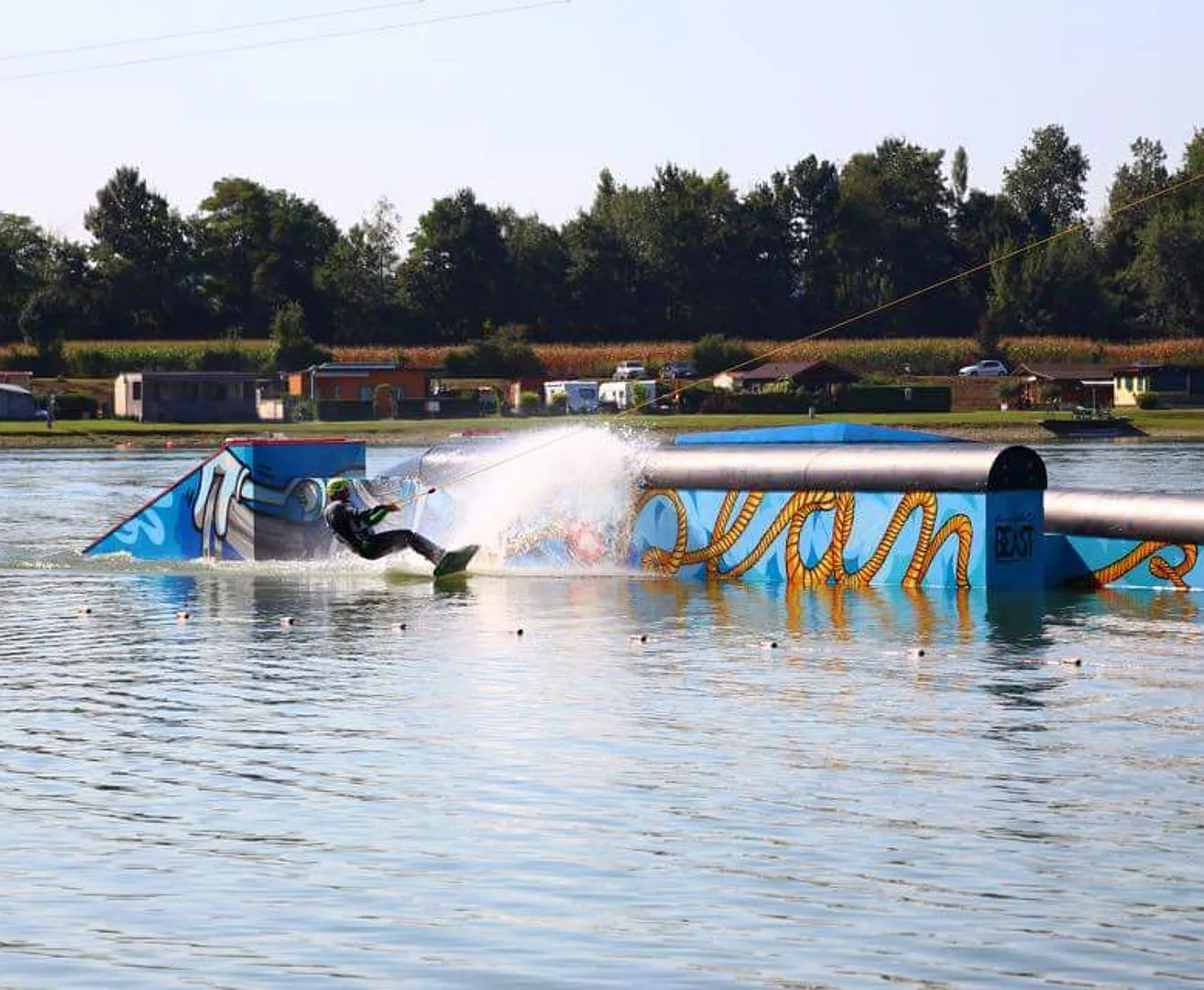 Water, Water Sports, Adult, Male, Man, Person, Boat, Vehicle, Water Skiing, Car