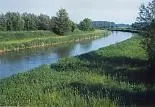 Green, Grass, Nature, Outdoors, Pond, Water, Canal, Field, Grassland, Meadow
