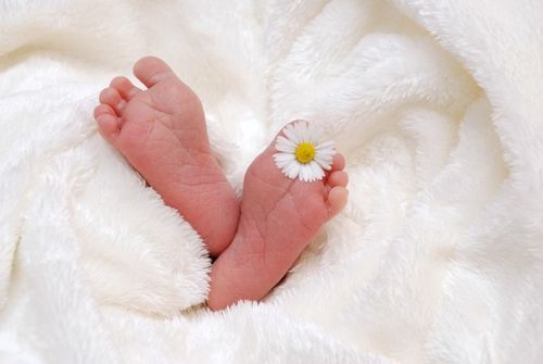 Baby, Person, Clothing, Coat, Barefoot, Blanket