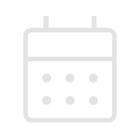 Ein weißes Kalender-Symbol auf schwarzem Hintergrund.