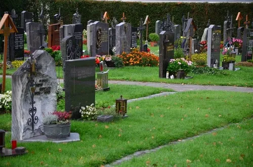 Outdoors, Tomb, Graveyard, Gravestone, Plant, Person