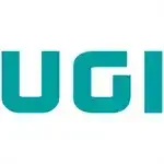 Das Bild zeigt das Wort 'UGI' in Teel, großgeschrieben und in einer modernen, fettgedruckten Schriftart stilisiert.