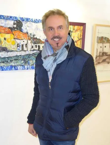 Coat, Jacket, Person, Photography, Portrait, Adult, Male, Man, Painting, Vest
