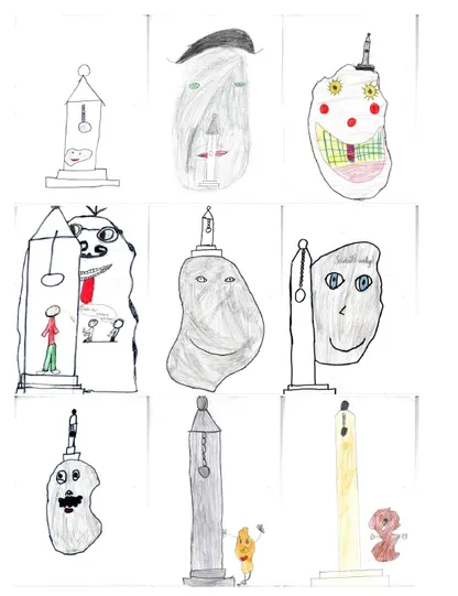Art, Drawing, Doodle, Dog, Pet, Bird, Person, Face, Head, Bag