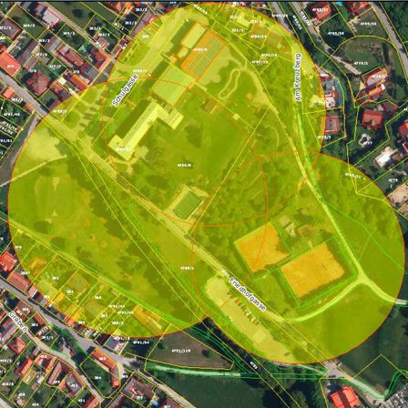 Bild enthält, Outdoors, Field, Airfield, Airport, City, Aerial View