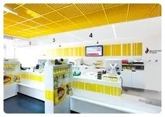 Shop, Indoors, Restaurant, Cafeteria, Electronics, Hardware, Monitor, Screen, Interior Design, Person