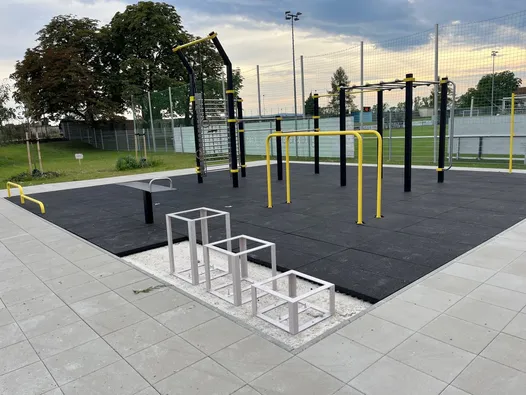 Outdoor Play Area, Outdoors, Play Area, Light, Traffic Light, Person